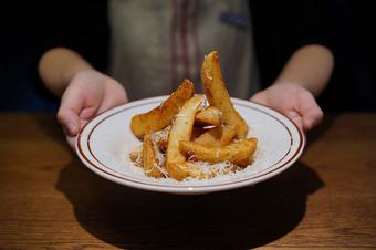 Deep-fried Potato Wedges